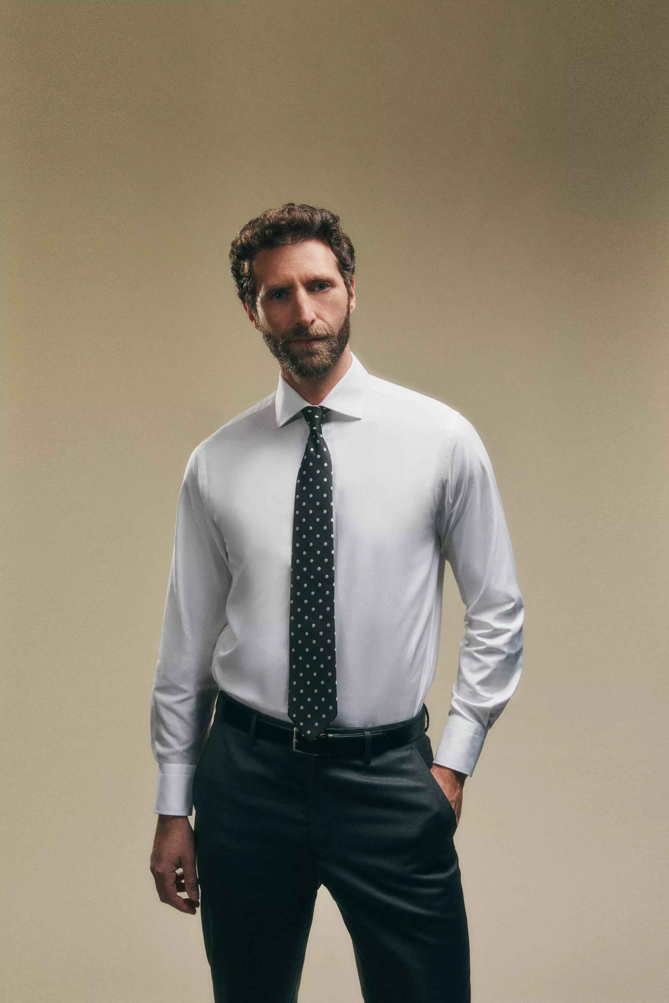 White Classic Fit Royal Oxford Dress Shirt – Thomas Pink