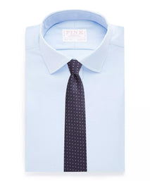 Pale Blue Classic Fit Royal Twill Dress Shirt