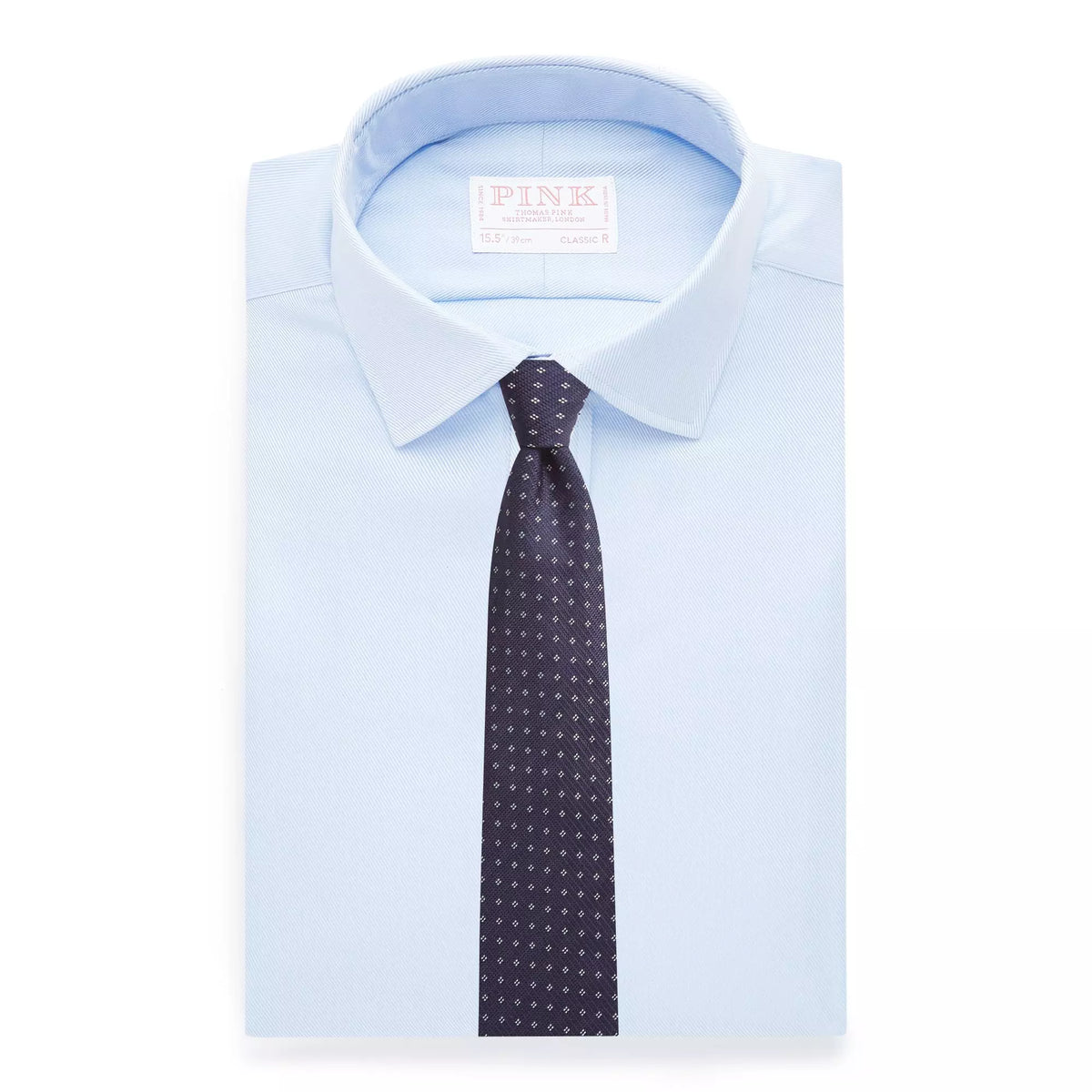 Pale Blue Classic Fit Royal Twill Dress Shirt – Thomas Pink