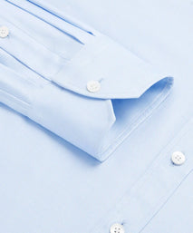 Pale Blue Classic Fit Royal Twill Dress Shirt