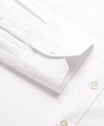 White Classic Fit Royal Twill Dress Shirt