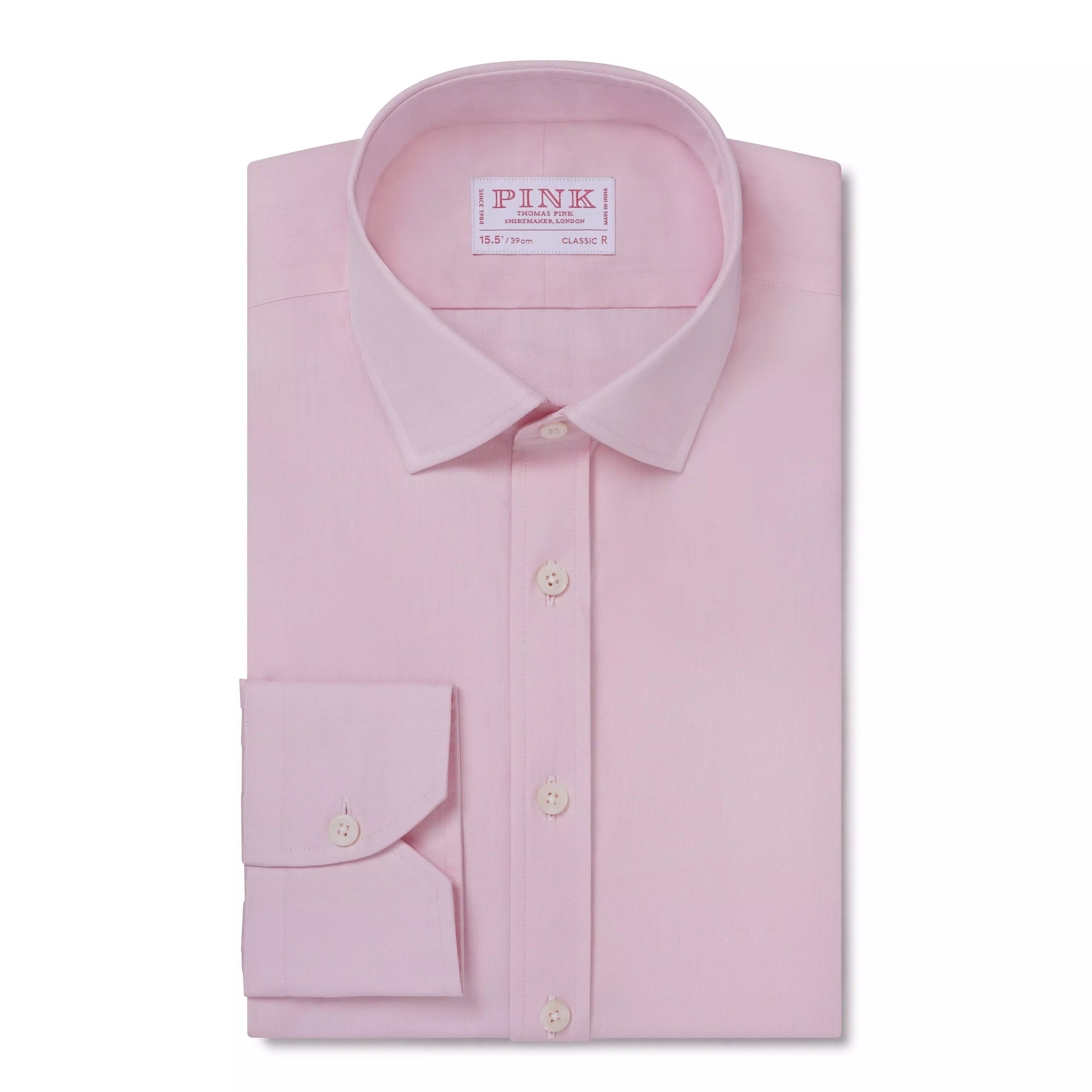 Pale Pink Classic Fit Ramses Poplin Dress Shirt