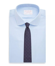 Pale Blue Classic Fit French Cuff Royal Twill Dress Shirt