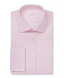 Pale Pink Classic Fit French Cuff Royal Twill Dress Shirt