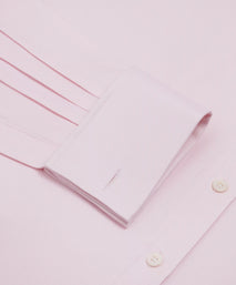 Pale Pink Classic Fit French Cuff Royal Twill Dress Shirt