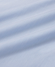 Sky Blue & White Athletic Fit Fancy Fine Stripe Dress Shirt