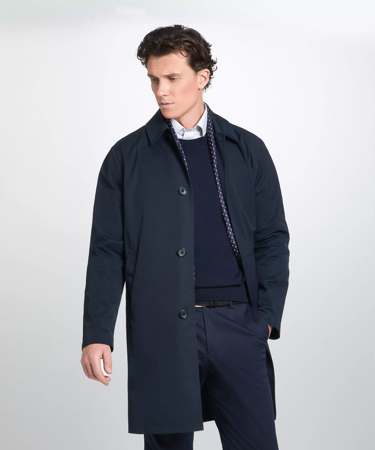 Navy Blue Unlined Modern Mac
