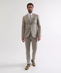 Stone Tailored Fit Cotton Twill Jacket