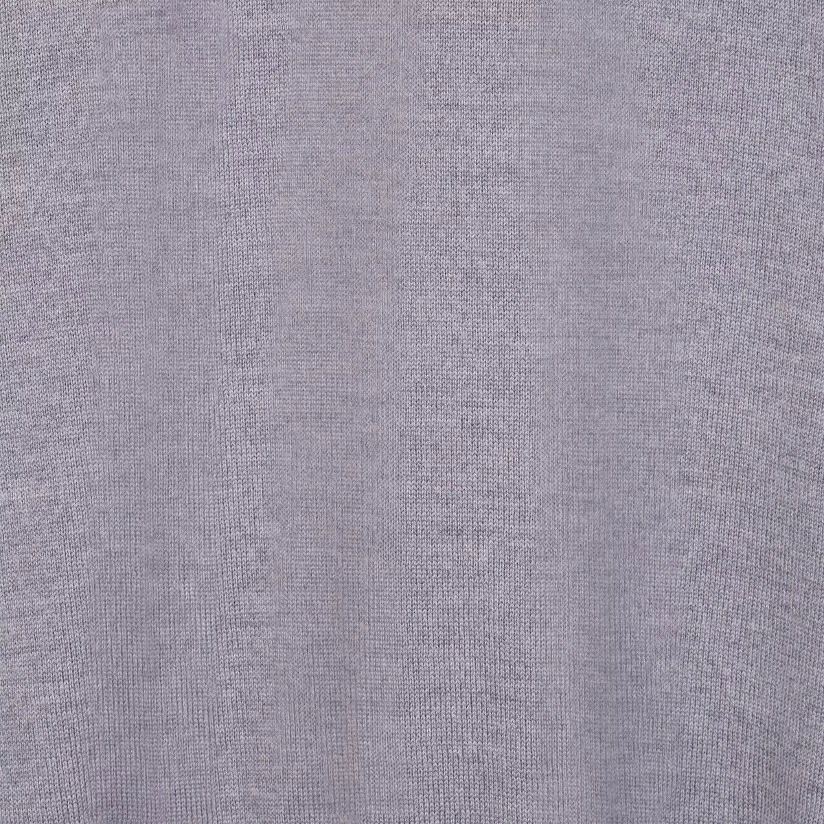 Pale Grey Merino Wool Crew Neck Sweater
