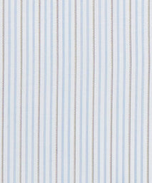 Blue & Brown Slim Fit Alumo Fine Stripe Formal Shirt