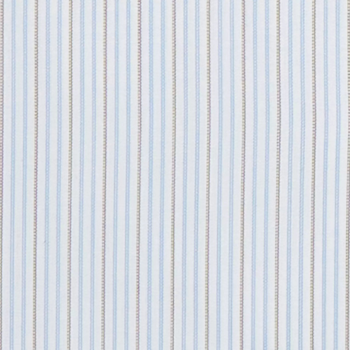 Blue & Brown Slim Fit Alumo Fine Stripe Formal Shirt