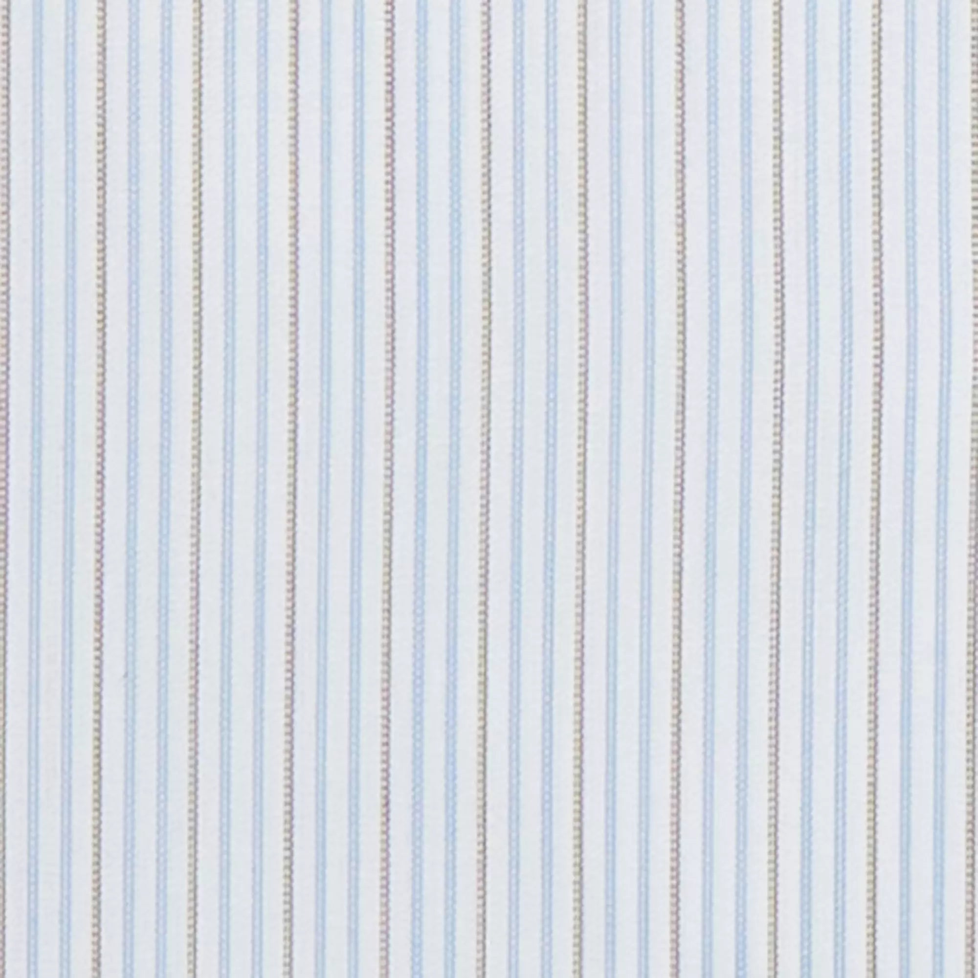 Blue & Brown Slim Fit Alumo Fine Stripe Formal Shirt