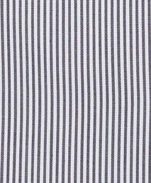 Navy & White Classic Fit Supraluxe Fine Bengal Formal Shirt