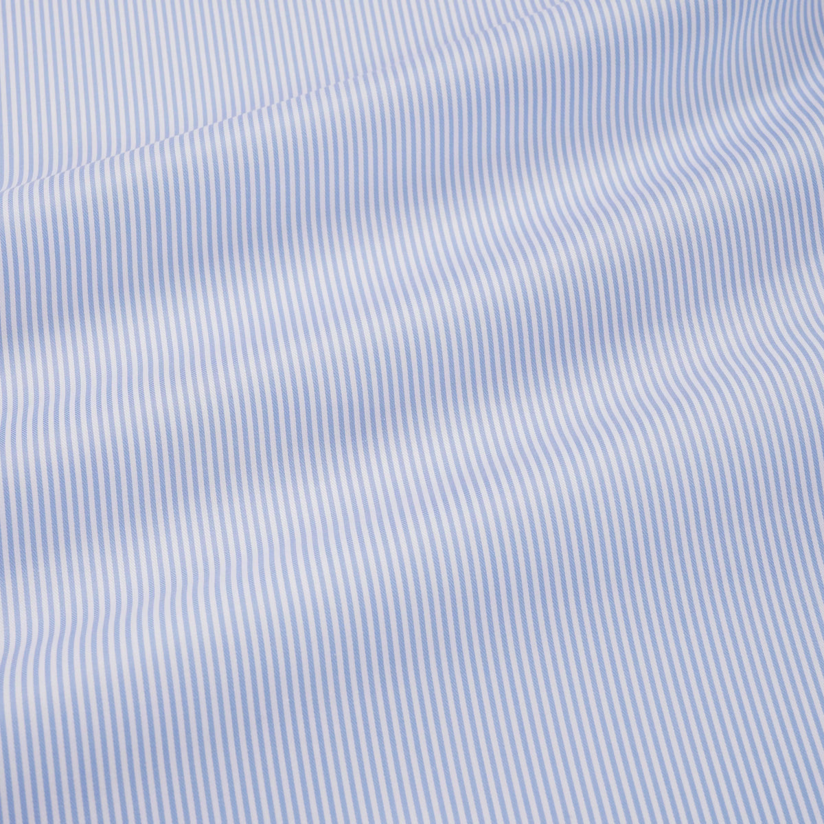 Pale Blue & White Slim Fit Journey Twill Stripe Dress Shirt