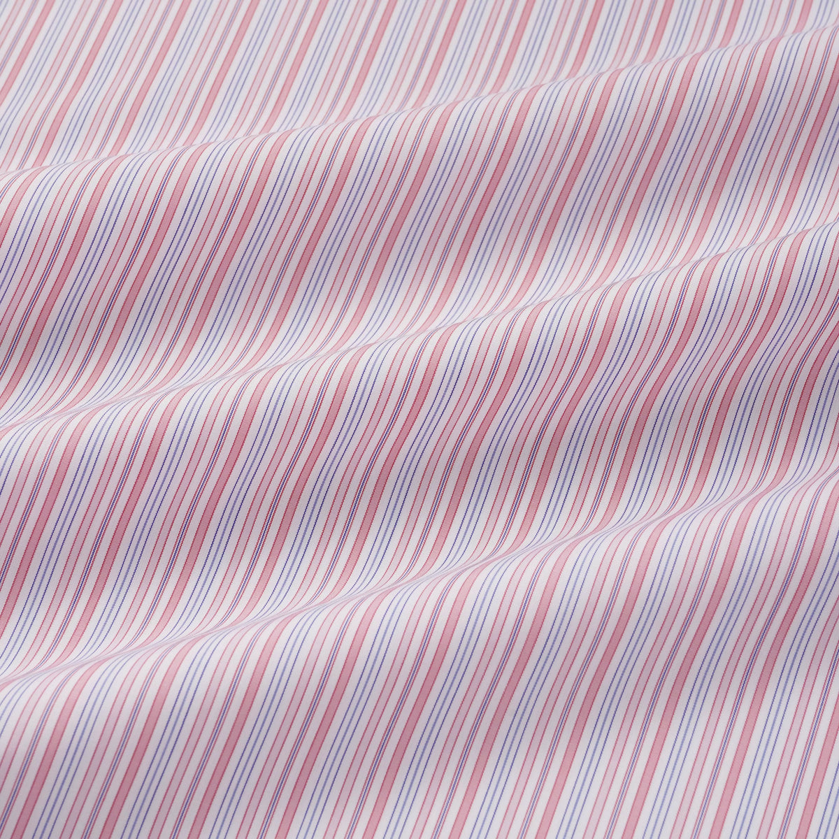 Pink & Blue Classic Fit Supraluxe Multi Stripe Formal Shirt