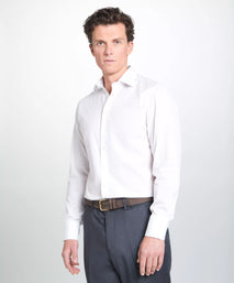 Multi & White Tailored Fit Fine City Multi Stripe Formal Shirt