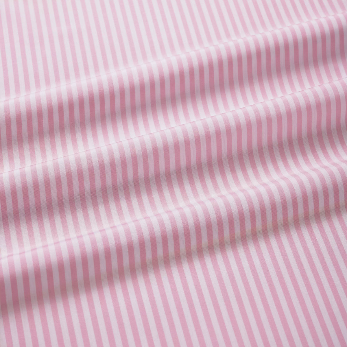Pink & White Classic Fit Business Casual Cotton Stripe Shirt
