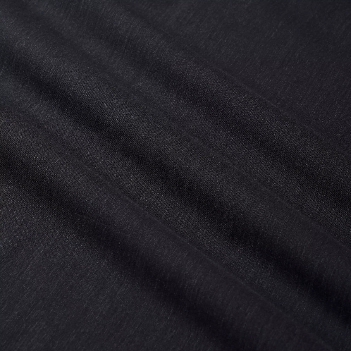 Charcoal Slim Fit Smart Casual Cotton Slub Effect Shirt
