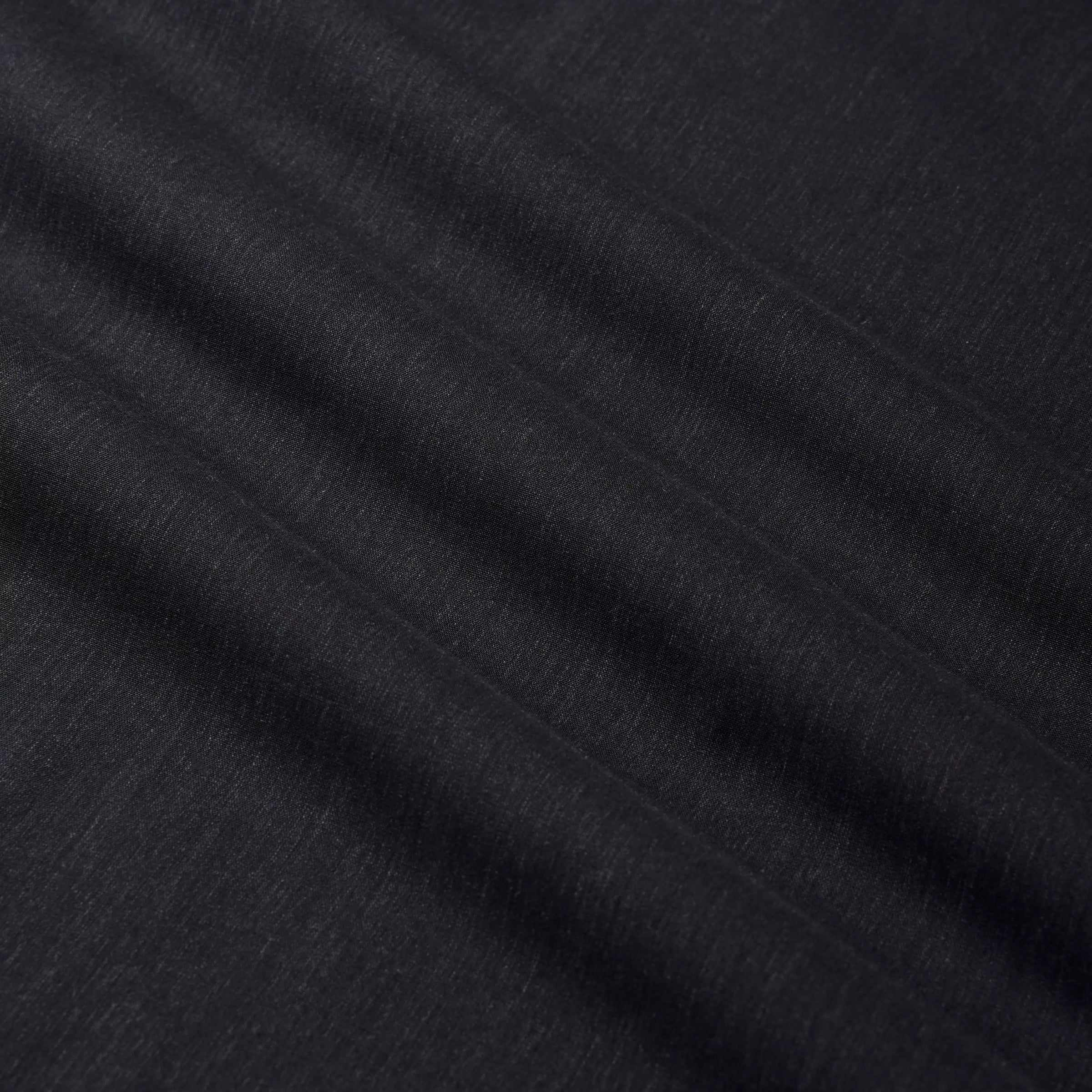 Charcoal Slim Fit Smart Casual Cotton Slub Effect Shirt