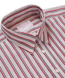 Stone & Red Classic Fit Smart Casual Jubilee End On End Shirt