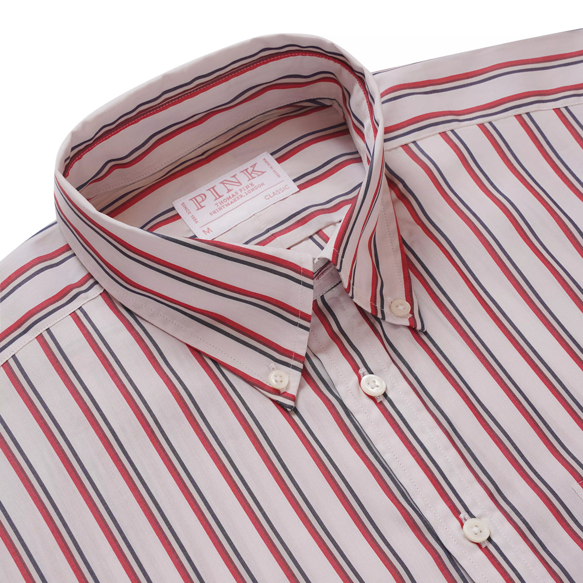 Stone & Red Classic Fit Smart Casual Jubilee End On End Shirt