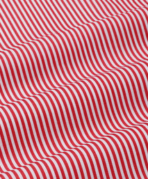 Red & White Tailored Fit Capri Stripe Shirt Dress Shirt