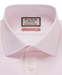 Pale Pink Slim Fit Formal Dry 'Pop' Solid Shirt