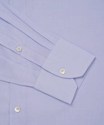 Pale Blue Tailored Fit Lugano Chambray Formal Shirt