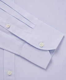Blue Tailored Fit Oriali Plain Formal Shirt