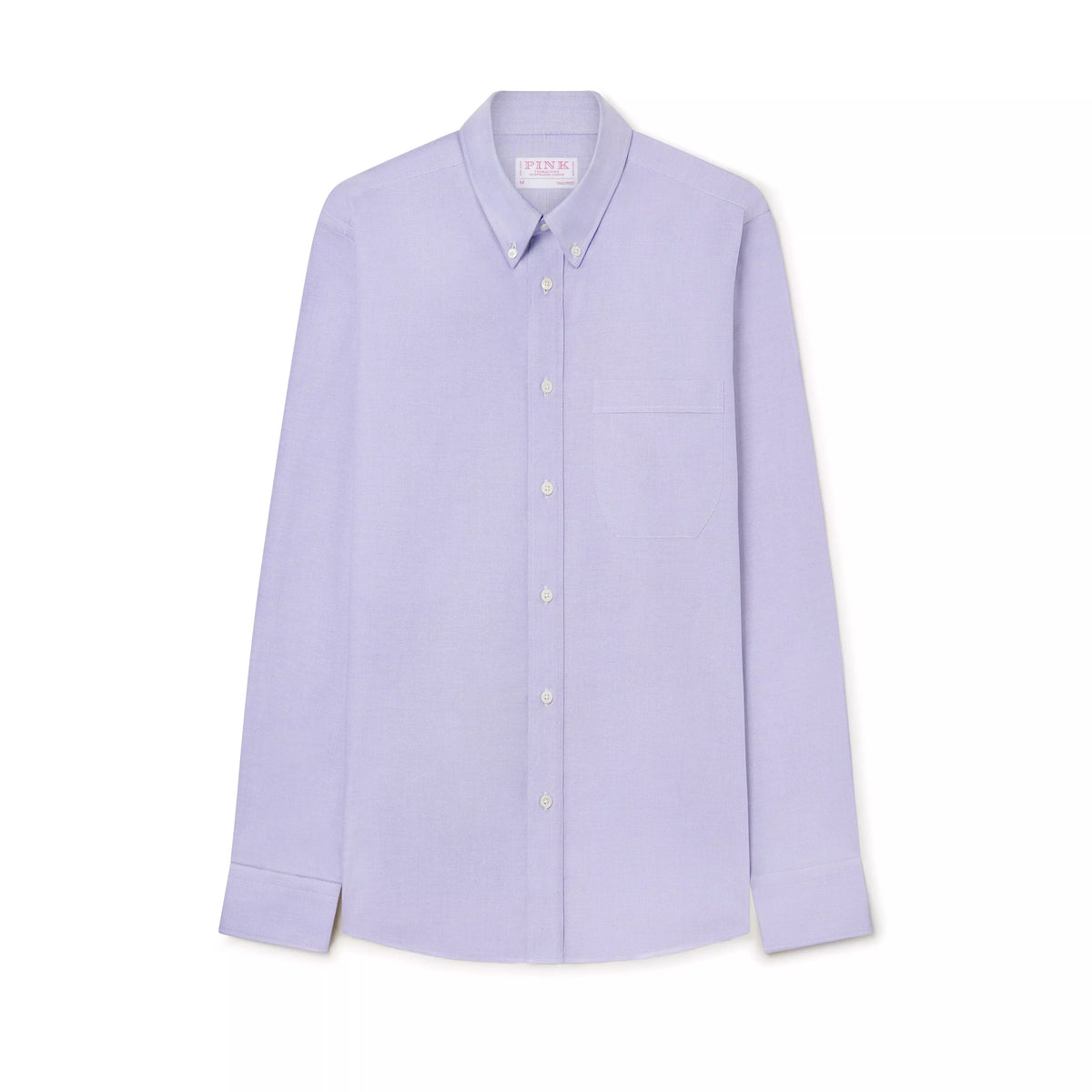 Blue Tailored Fit Smart Casual Button Down Open Weave Oxford Shirt
