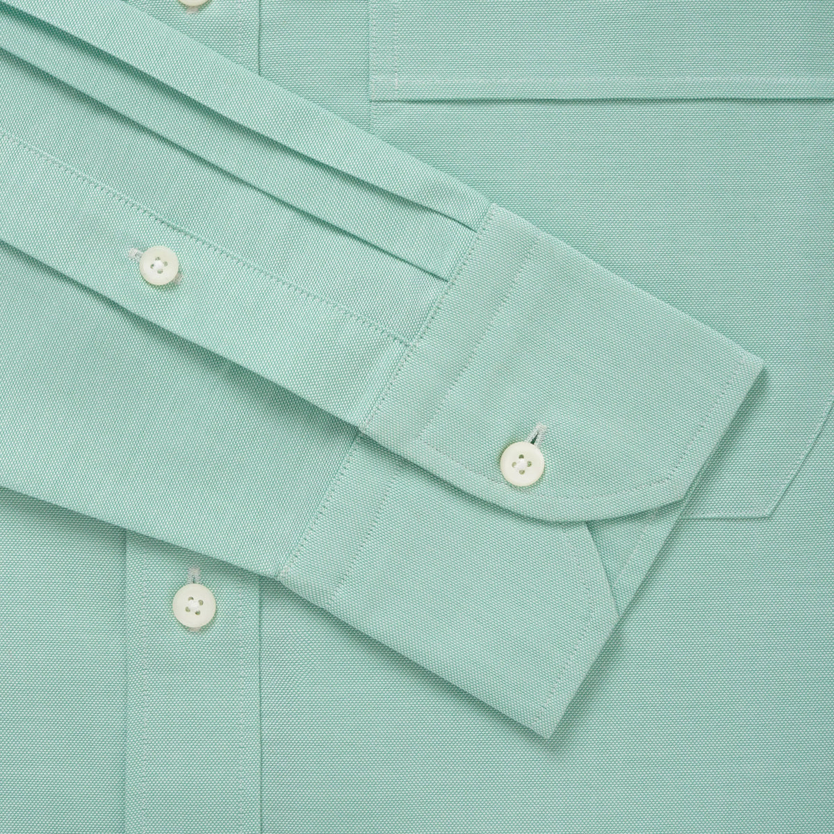 Spearmint Green Classic Fit Button Down Business Casual American Oxford Shirt