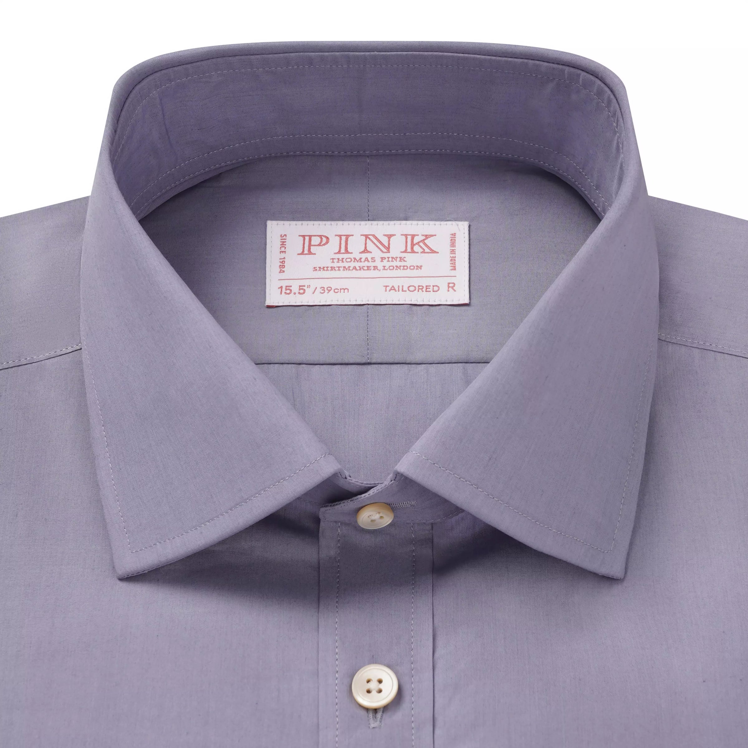 Blue Tailored Fit Piumino Egyptian Cotton Formal Shirt
