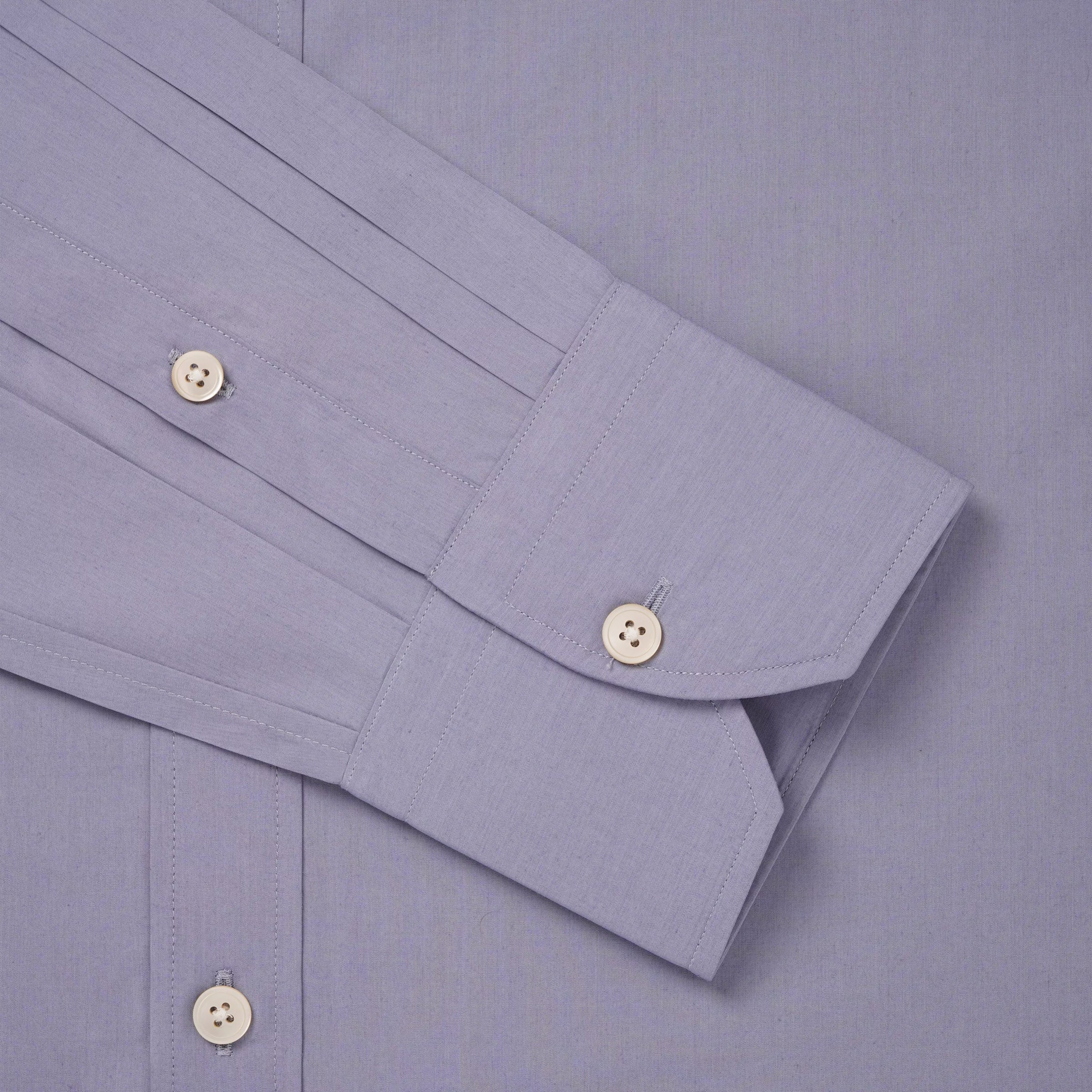Blue Tailored Fit Piumino Egyptian Cotton Formal Shirt