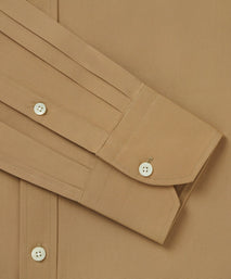 Camel Tailored Fit Soft Finish Poplin Formal Shirt