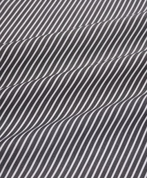 Black & White Tailored Fit Smart Casual Striped Poplin Shirt