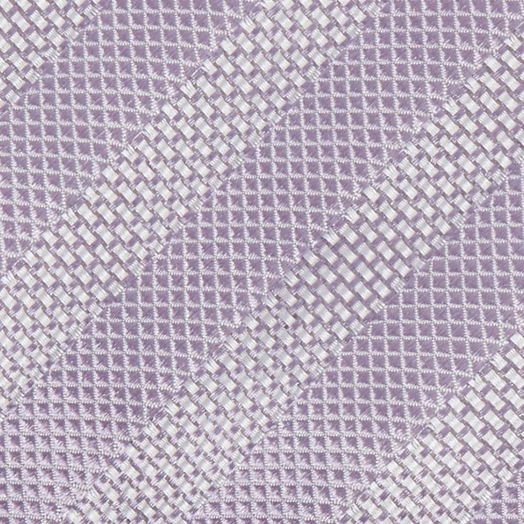 Lilac Purple Tonal Striped Silk Tie